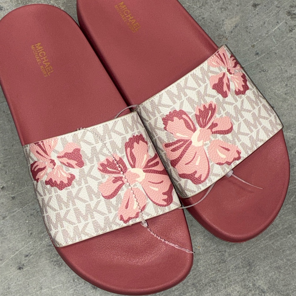 Michael Kors Floral Jetset Sandals